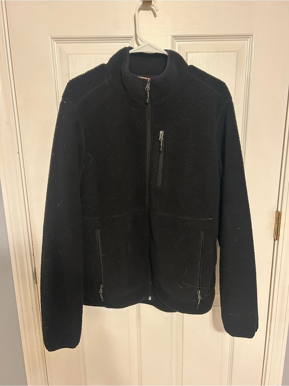 Free Country Black Full-Zip Sherpa Jacket